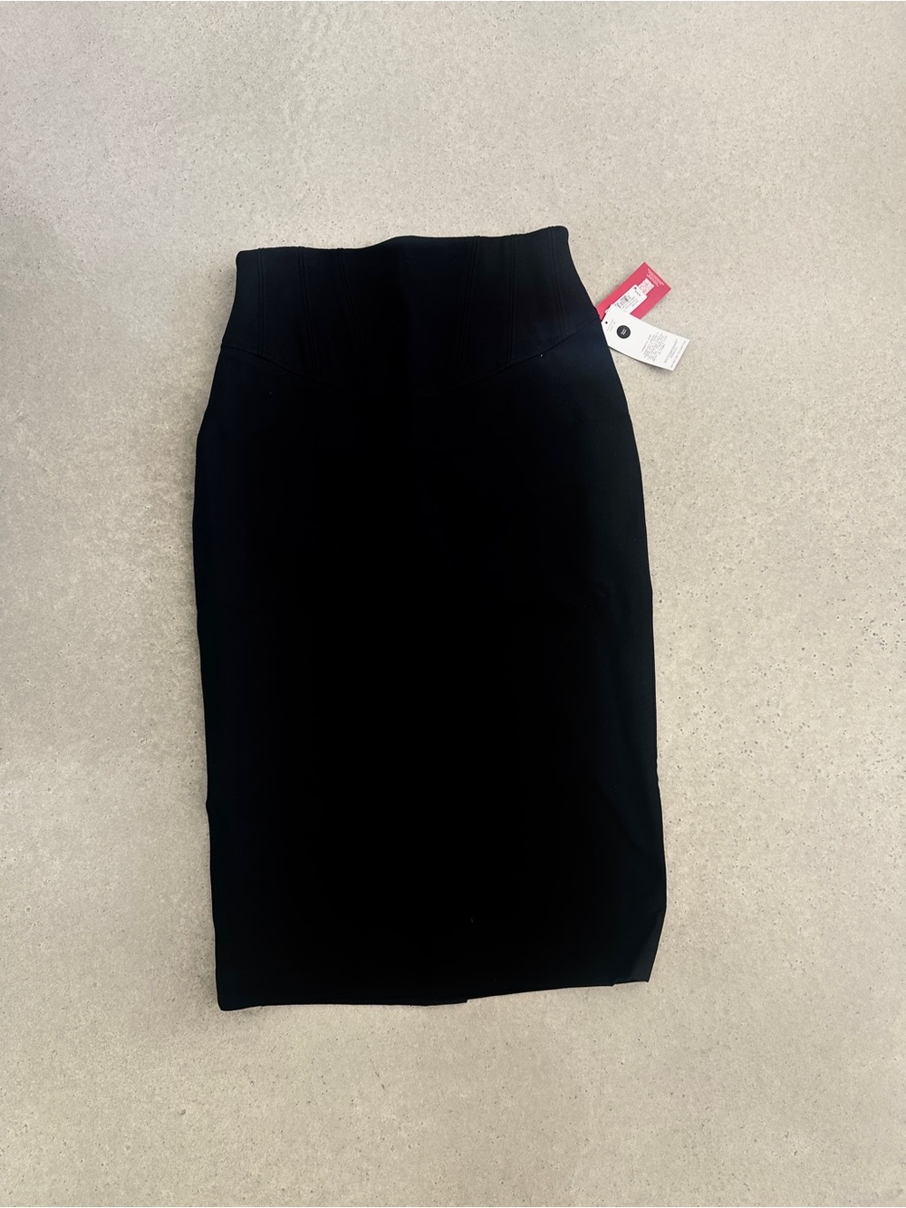SPANX High Waisted Corset Black Stretch Pencil Skirt Size M - Picture 2 of 6